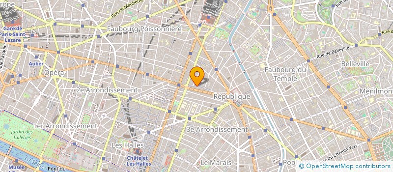 localisation de l'entreprise SYND.COPR. 15 RUE RENE BOULANGER 75010 P  PARIS