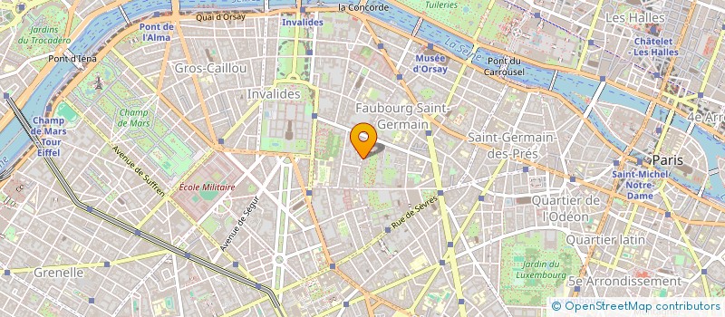 localisation de l'entreprise SYND.COPR. 15 RUE VANEAU 75007  PARIS RE  PARIS