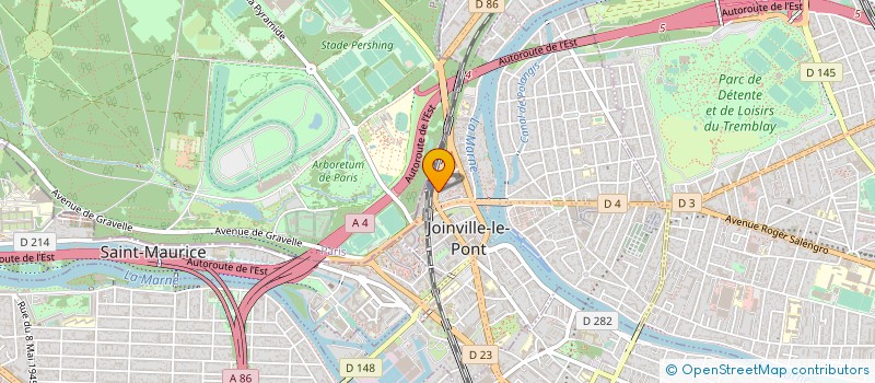 localisation de l'entreprise SYND COPR 150-152 AV DU 8 MAI 1945  JOINVILLE-LE-PONT