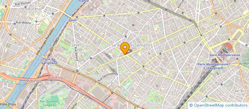 localisation de l'entreprise SYND.COPR. 150 RUE DE LA        CONVENTI  PARIS