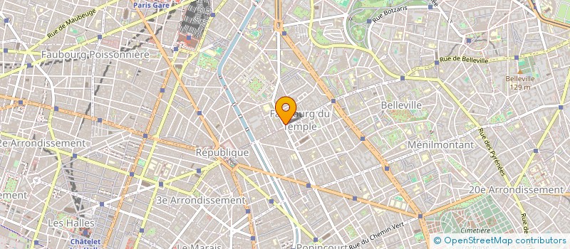 localisation de l'entreprise SYND COPR 152 RUE PARMENTIER 75010 PARIS  PARIS