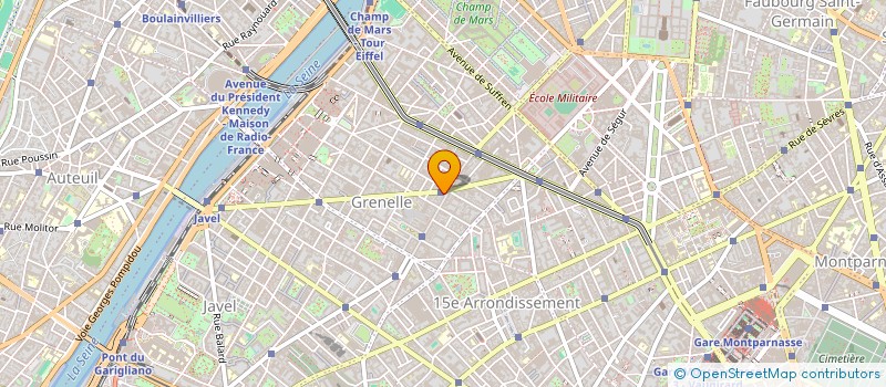 localisation de l'entreprise SYND.COPR. 154 AVENUE EMILE ZOLA 75015 P  PARIS