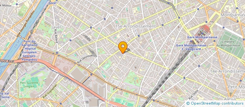 localisation de l'entreprise SYND.COPR. 157 RUE DE LA CONVENTION 7501  PARIS