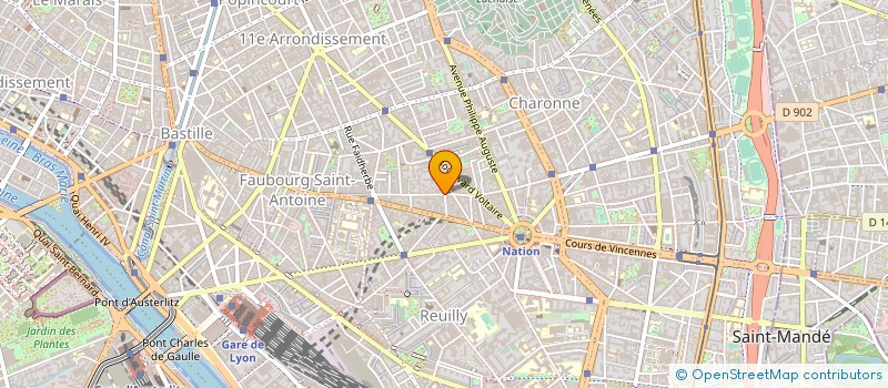 localisation de l'entreprise SYND.COPR. 159 R DU FG ST ANTOINE P 11 R  PARIS