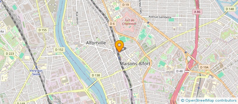 localisation de l'entreprise SYND.COPR. 16 20 RUE AUGUSTE SIMON 94 à MAISONS-ALFORT