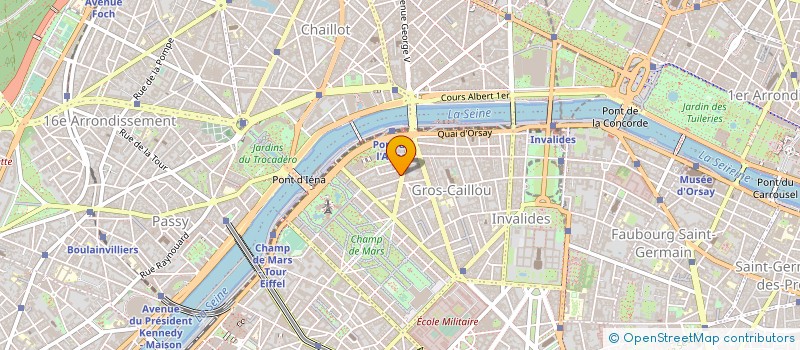 localisation de l'entreprise SYND.COPR. 16 AV RAPP 75007     PARIS RE  PARIS