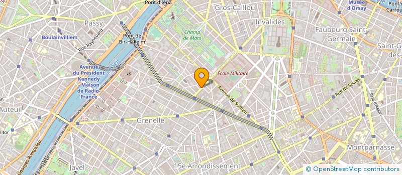 localisation de l'entreprise SYND.COPR. 16 B AV DE LA MOTTE PICQUET P  PARIS