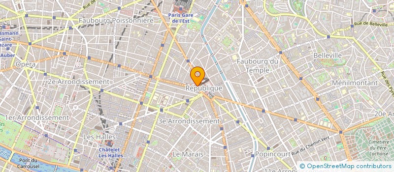 localisation de l'entreprise SYND.COPR. 16 BD VOLTAIRE 75011 PARIS RE  PARIS