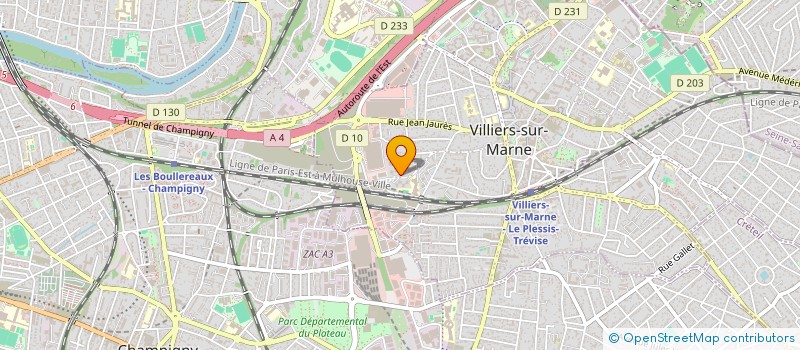 localisation de l'entreprise SYND COPR 16 CHE DES BOUTARAINES  VILLIERS-SUR-MARNE