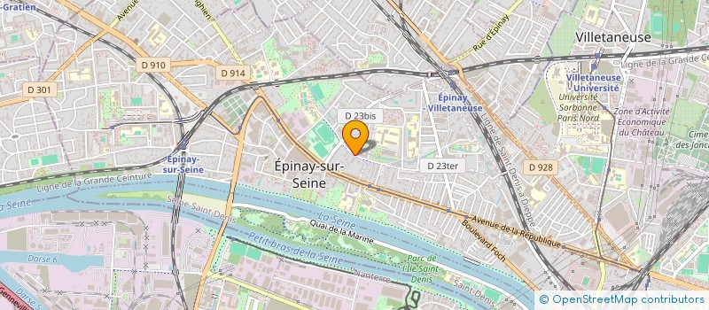 localisation de l'entreprise SYND COPR 16 RUE COMMANDANT BOUCHET à EPINAY SUR SEINE