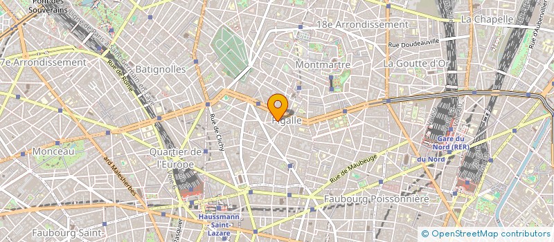 localisation de l'entreprise SYND.COPR. 16 RUE DUPERRE PARIS9 REP SA  PARIS