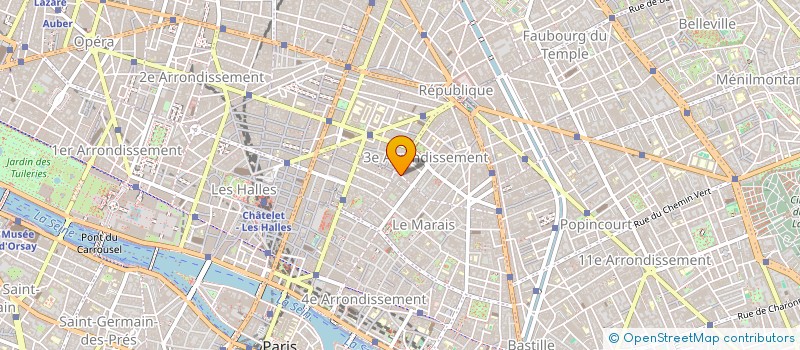 localisation de l'entreprise SYND.COPR. 16 RUE ELZEVIR 75003 PARIS RE  PARIS