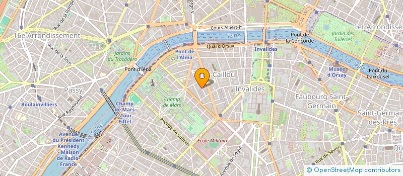 localisation de l'entreprise SYND COPR 16 RUE EXPOSITION    75007  PARIS