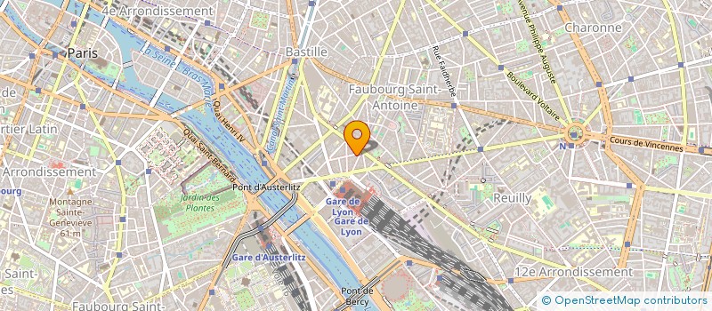 localisation de l'entreprise SYND.COPR. 16 RUE PARROT 75012  PARIS RE  PARIS