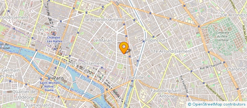 localisation de l'entreprise SYND.COPR. 16 RUE SAINT GILLES  75003 PA  PARIS