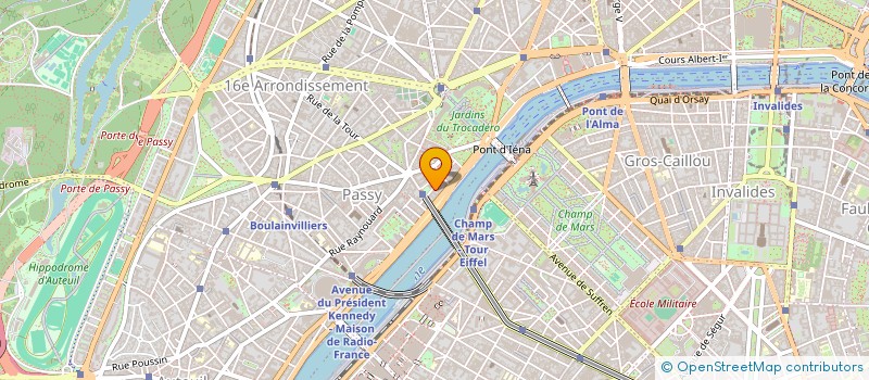 localisation de l'entreprise SYND.COPR. 16 SQU. DE L'ALBONI  75016 PA  PARIS