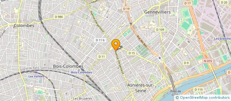 localisation de l'entreprise SYND.COPR. 160 AV D ARGENTEUIL  ASNIERES  ASNIERES-SUR-SEINE