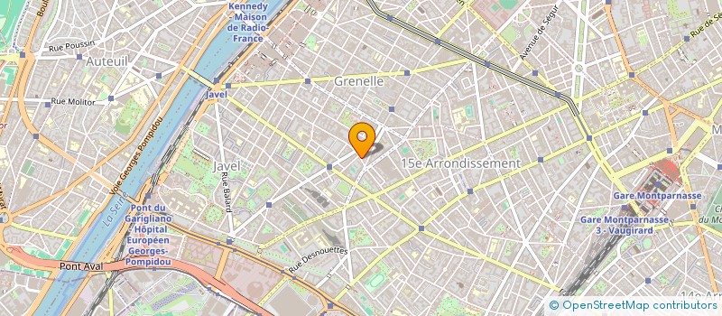 localisation de l'entreprise SYND COPR 161 RUE DE JAVEL  PARIS