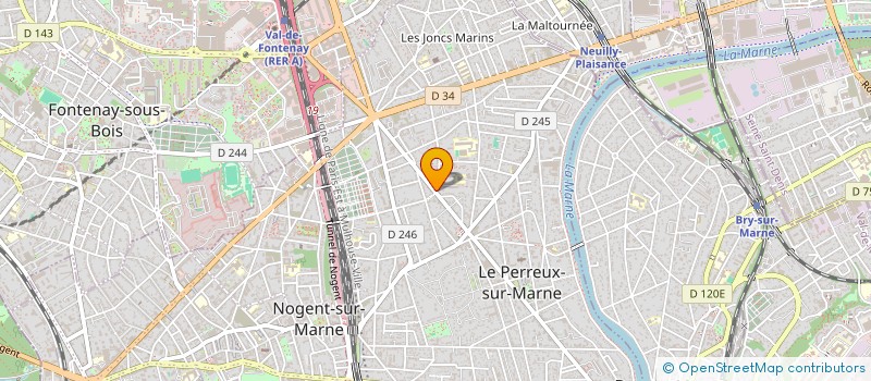 localisation de l'entreprise SYND.COPR. 164 AV GAL DE GAULLE 94 LE PE  LE PERREUX-SUR-MARNE