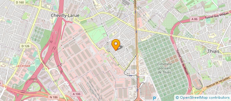 localisation de l'entreprise SYND COPR 164 RUE DU PETIT LEROY  CHEVILLY-LARUE