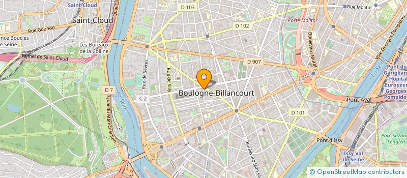 localisation de l'entreprise SYND.COPR. 165 RUE D AGUESSEAU BOULOGNE à BOULOGNE-BILLANCOURT