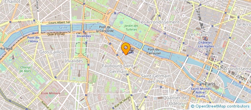 localisation de l'entreprise SYND.COPR. 166 RUE DE GRENELLE  75007 PA  PARIS