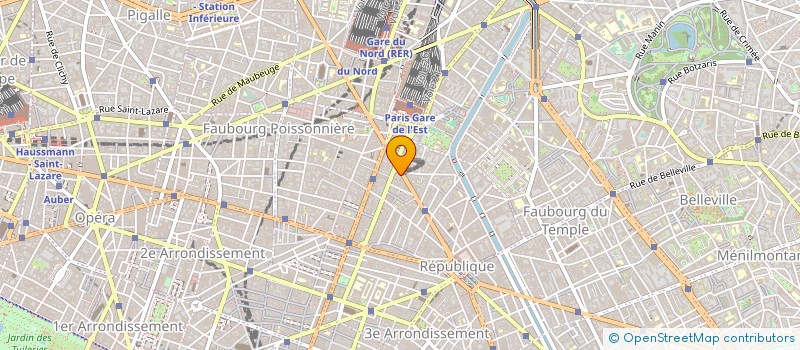 localisation de l'entreprise SYND.COPR. 166 RUE LA FAYETTE   75010 PA  PARIS