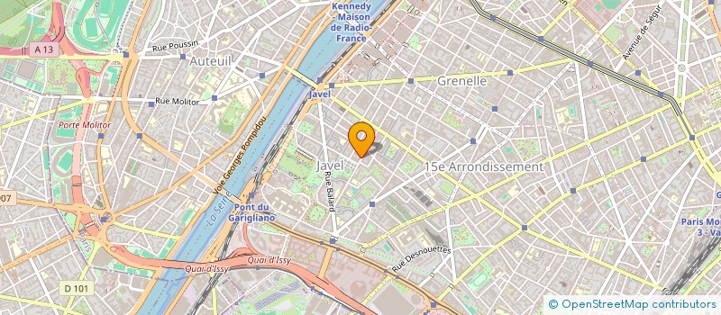 localisation de l'entreprise SYND.COPR. 166 RUE SAINT CHARLES 75015 P  PARIS