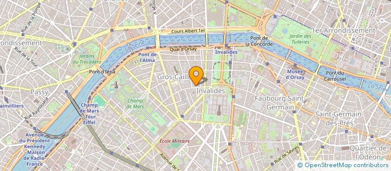localisation de l'entreprise SYND.COPR. 168A  RUE DE GRENELLE 75007 P  PARIS