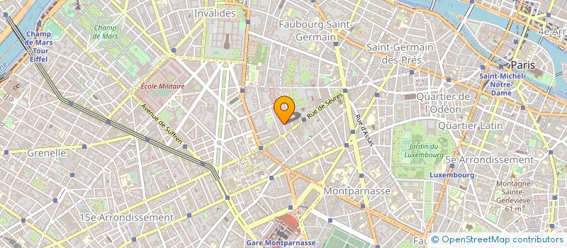 localisation de l'entreprise SYND.COPR. 169 BD ST GERMAIN PARIS 6 REP  PARIS