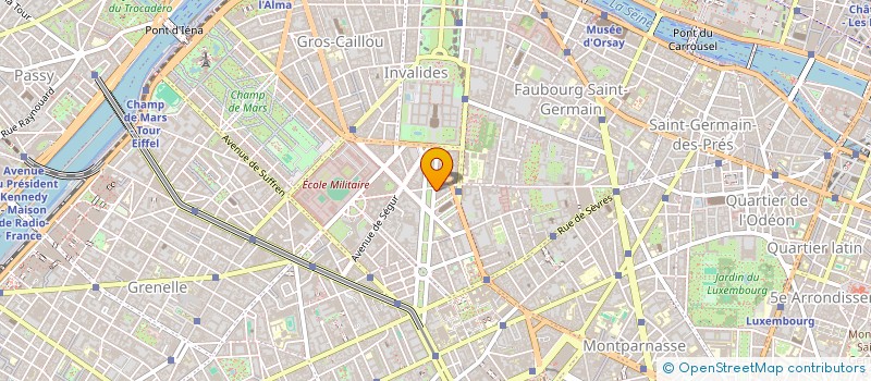 localisation de l'entreprise SYND.COPR. 17 AV DE BRETEUIL    75007 PA  PARIS
