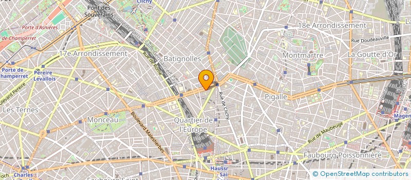 localisation de l'entreprise SYND.COPR. 17 BD DES BATIGNOLLES 75008 P  PARIS