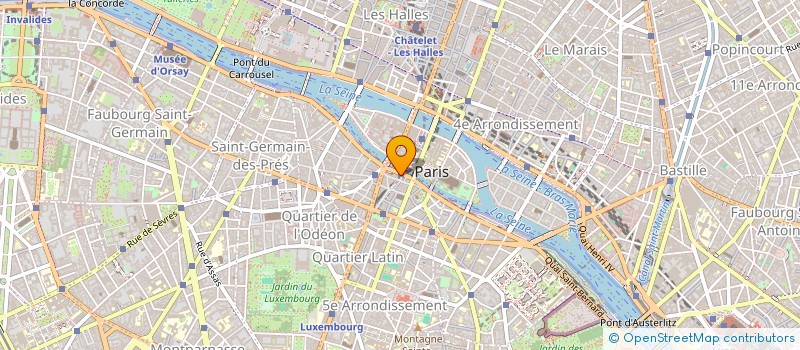 localisation de l'entreprise SYND.COPR. 17 QUAI SAINT MICHEL 75005 PA  PARIS