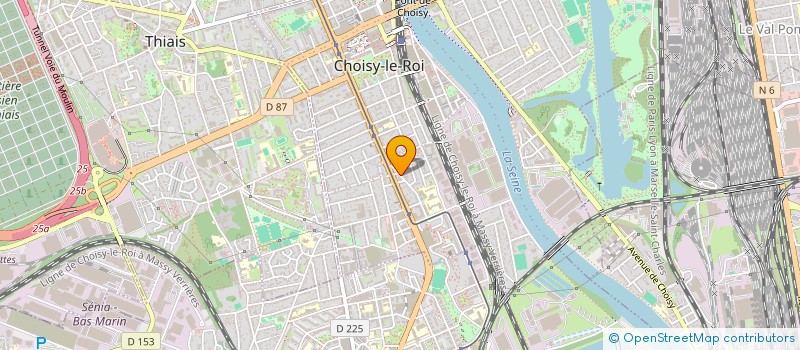 localisation de l'entreprise SYND COPR 17 RUE ALBERT 1ER à CHOISY-LE-ROI