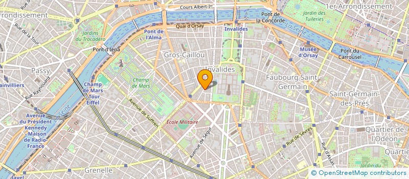 localisation de l'entreprise SYND.COPR. 17 RUE CHEVERT PARIS 7 REP PA  PARIS