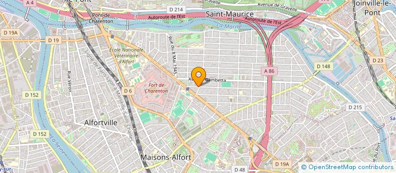 localisation de l'entreprise SYND COPR 17 RUE CHEVREUIL 94 MAISONS AL à MAISONS-ALFORT