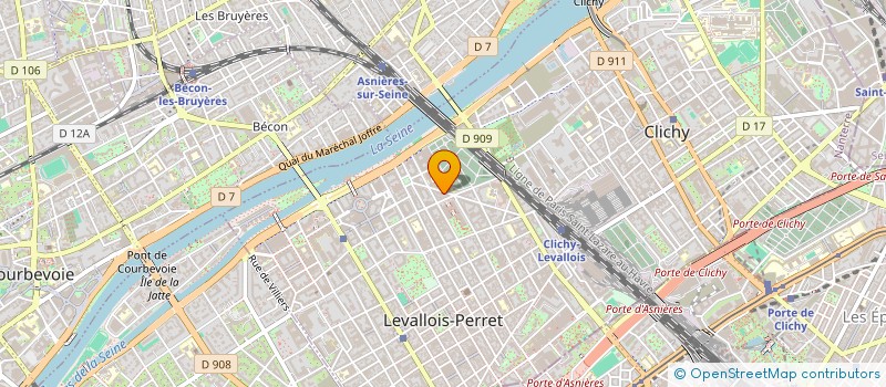 localisation de l'entreprise SYND.COPR. 17 RUE COLLANGE 92 LEVALLOI à LEVALLOIS-PERRET