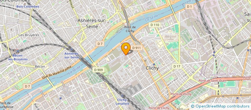 localisation de l'entreprise SYND.COPR. 17 RUE FOURNIER CLICHY 9 à CLICHY