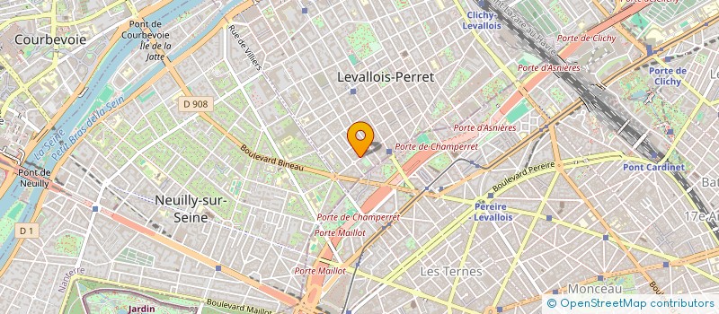 localisation de l'entreprise SYND COPR 17 RUE LOUISE MICHEL à LEVALLOIS-PERRET
