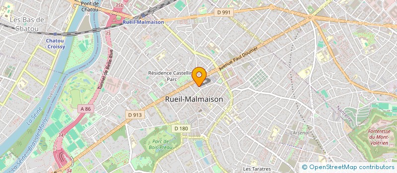localisation de l'entreprise SYND.COPR. 17 RUE P BROSSOLETTE 92 RUEIL à RUEIL-MALMAISON