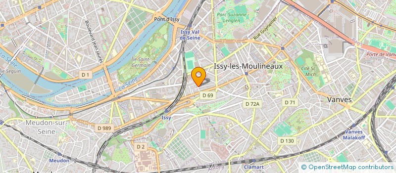 localisation de l'entreprise SYND.COPR. 17 RUE ROGER SALENGRO 92 ISSY à ISSY-LES-MOULINEAUX