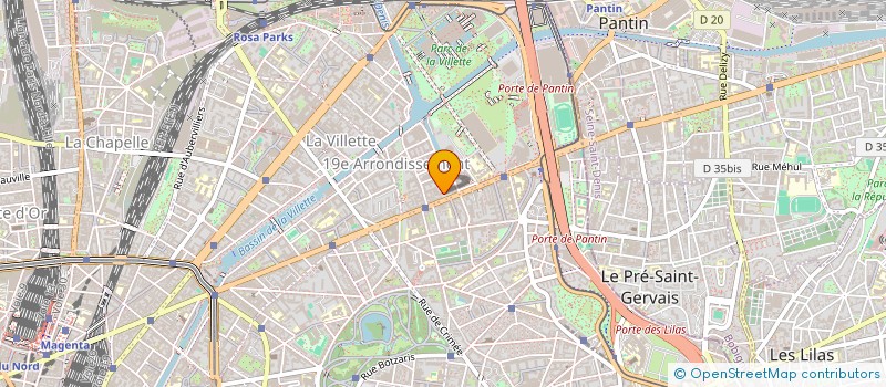 localisation de l'entreprise SYND COPR 171 173 AV J JAURES  PARIS