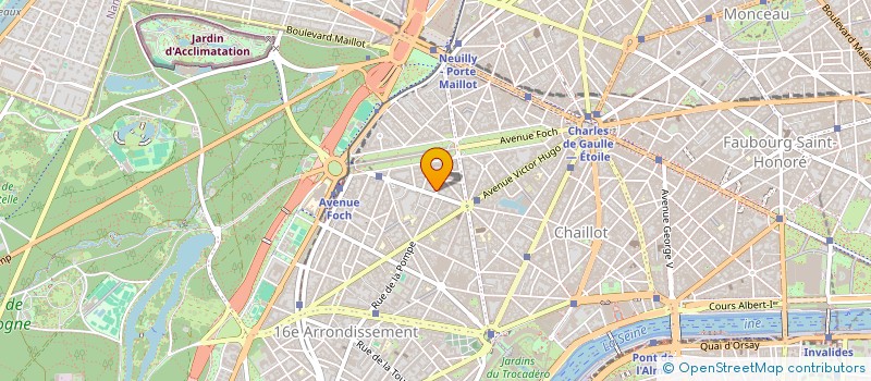 localisation de l'entreprise SYND.COPR. 171 RUE DE LA POMPE  75016 PA  PARIS