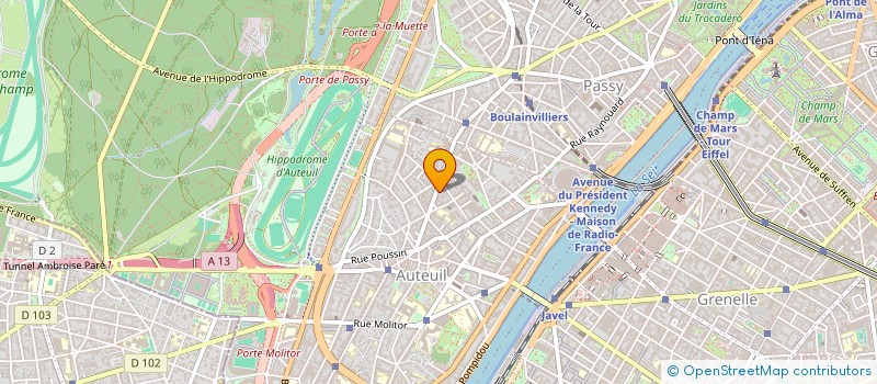 localisation de l'entreprise SYND.COPR. 175 AV. DE VERSAILLES 75016 P  PARIS