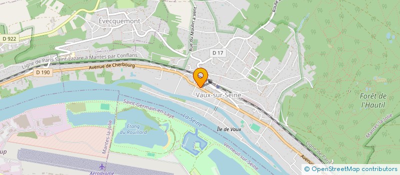 localisation de l'entreprise SYND COPR 175 AV GAL DE GAULLE  VAUX-SUR-SEINE