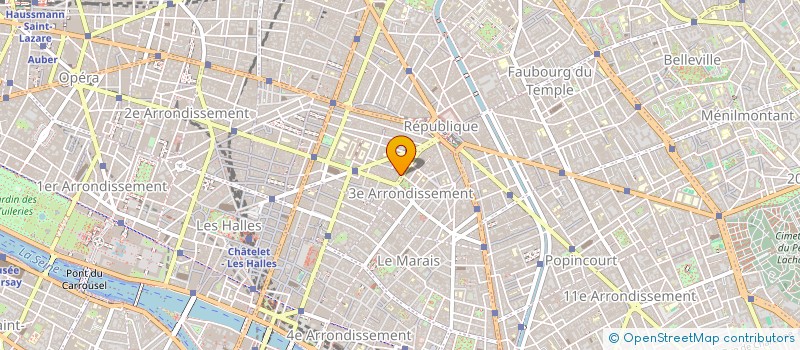 localisation de l'entreprise SYND.COPR. 175 R DU TEMPLE PARIS REP SA  PARIS