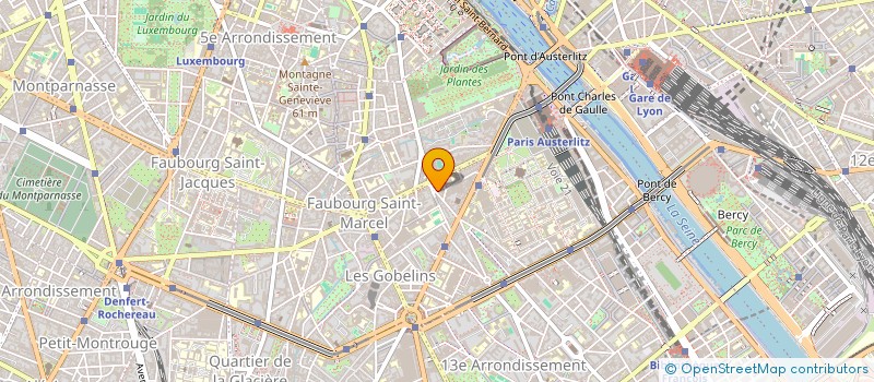 localisation de l'entreprise SYND.COPR. 176 RUE JEANNE D ARC  75013 P  PARIS