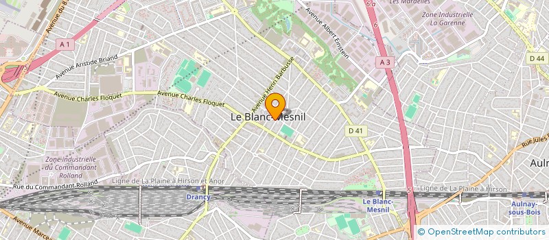 localisation de l'entreprise SYND COPR 18 AVE GABRIEL PERI à LE BLANC-MESNIL