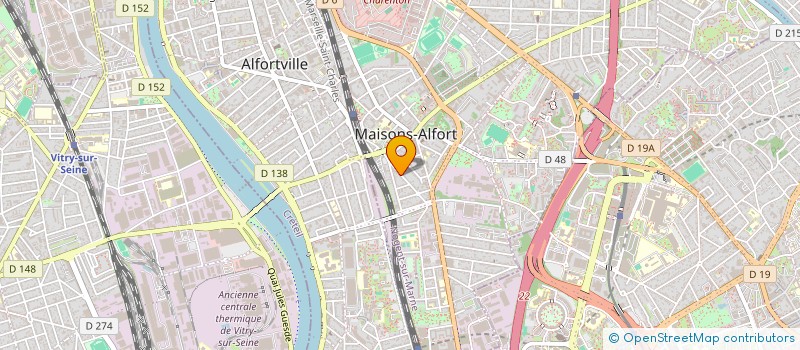 localisation de l'entreprise SYND.COPR. 18 AVE PIERRE SEMARD à MAISONS-ALFORT