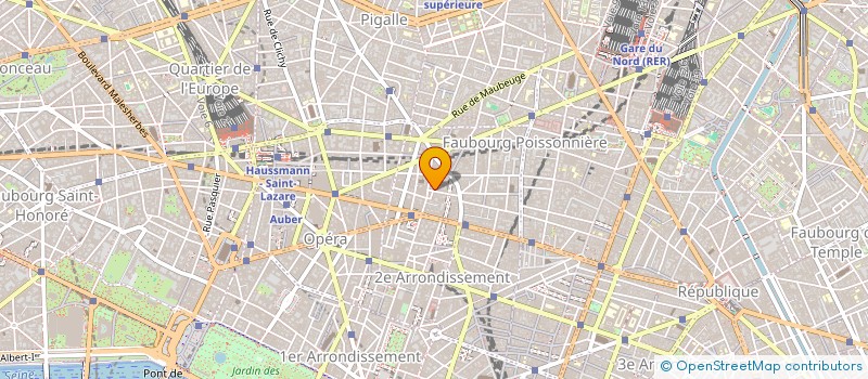 localisation de l'entreprise SYND.COPR. 18 RUE DE LA GRANGE  BATELIER  PARIS